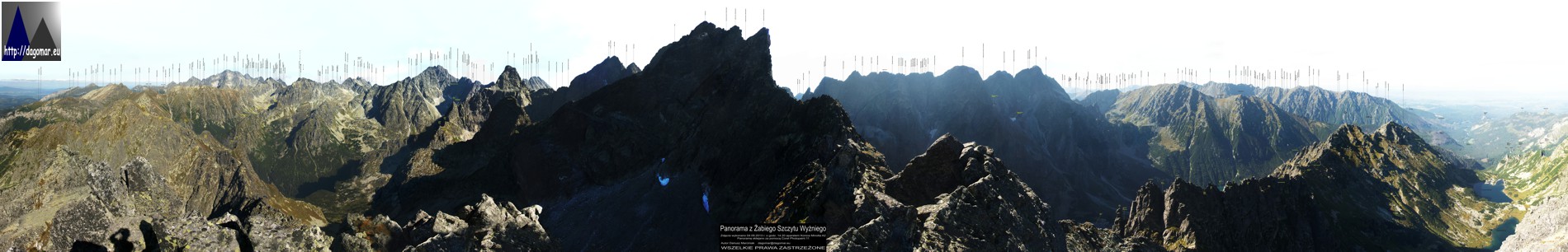 panorama z Żabiego Szczytu Wyżniego